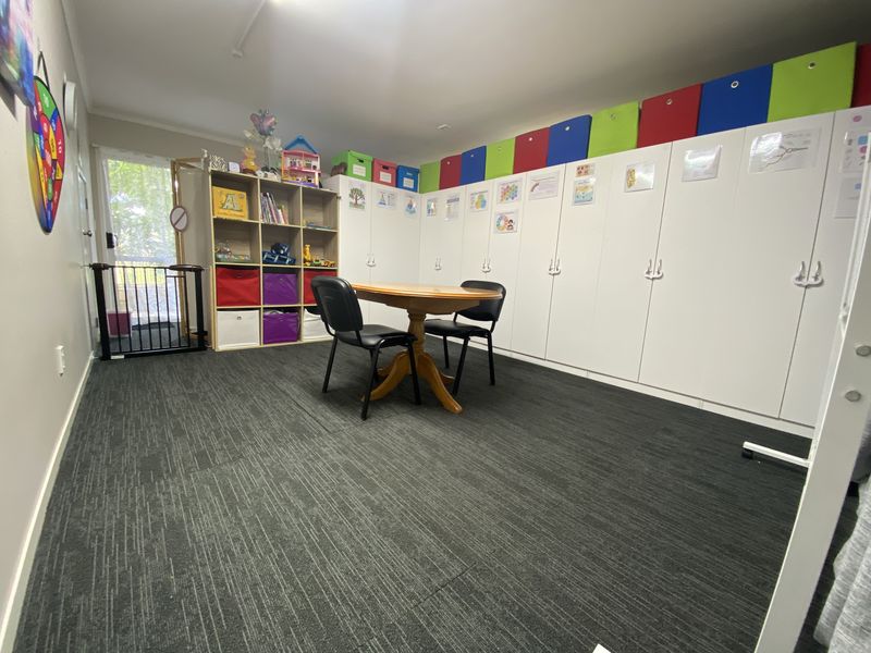 Therapy room for older kids or adults, from the door